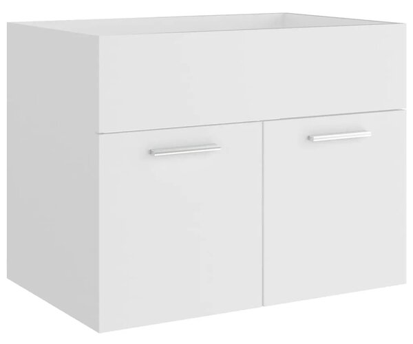 Set kupaonskog namještaja od konstruiranog drva bijeli - Bijela 60 x 38.5 x 46 cm 1 4