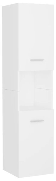Set kupaonskog namještaja od konstruiranog drva bijeli - Bijela 60 x 38.5 x 46 cm 1 4