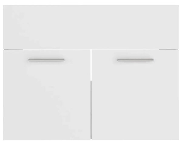 Set kupaonskog namještaja od konstruiranog drva bijeli - Bijela 60 x 38.5 x 46 cm 1 4