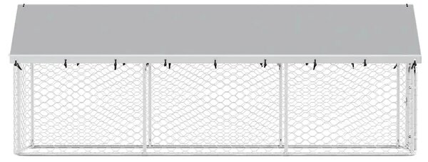 Vanjski kavez za pse s krovom 400 x 100 x 150 cm - 400 x 100 x 150 cm 1 400 x 100 x 150 cm