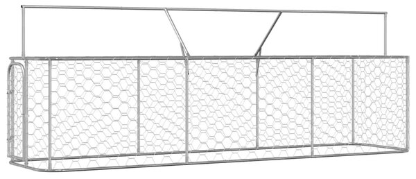 Vanjski kavez za pse s krovom 400 x 100 x 150 cm - 400 x 100 x 150 cm 1 400 x 100 x 150 cm