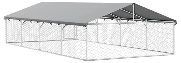 Vanjski kavez za pse s krovom 600 x 300 x 150 cm - 600 x 300 x 150 cm 1 600 x 300 x 150 cm