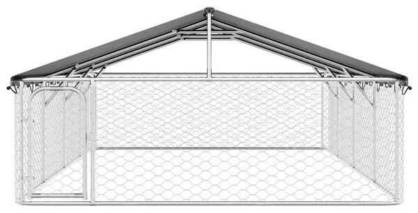 Vanjski kavez za pse s krovom 600 x 300 x 150 cm - 600 x 300 x 150 cm 1 600 x 300 x 150 cm