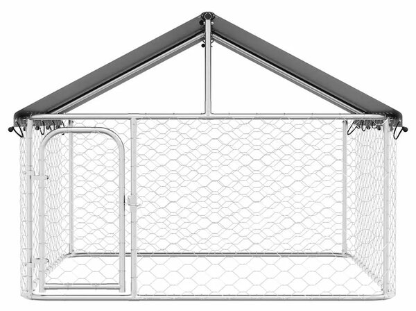 Vanjski kavez za pse s krovom 200 x 200 x 150 cm - 200 x 200 x 150 cm 1 200 x 200 x 150 cm