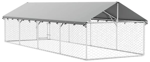 Vanjski kavez za pse s krovom 600 x 200 x 150 cm - 600 x 200 x 150 cm 1 600 x 200 x 150 cm