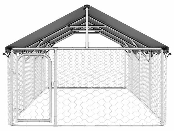 Vanjski kavez za pse s krovom 600 x 200 x 150 cm - 600 x 200 x 150 cm 1 600 x 200 x 150 cm
