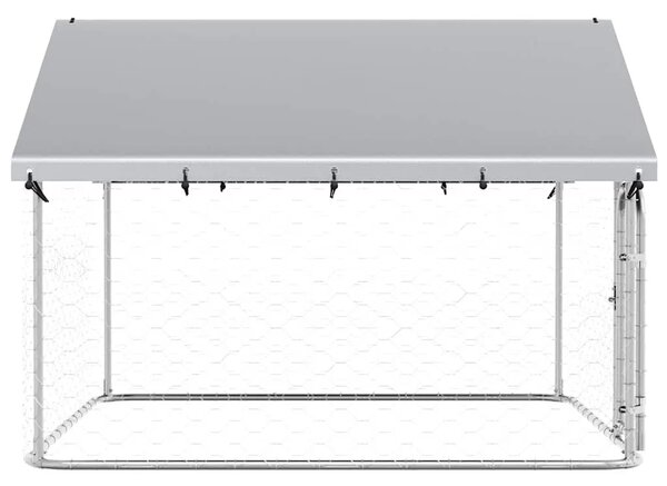 Vanjski kavez za pse s krovom 200 x 200 x 150 cm - 200 x 200 x 150 cm 1 200 x 200 x 150 cm