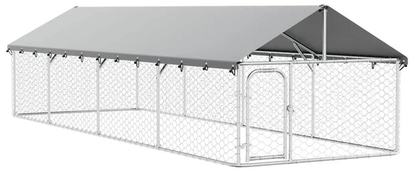 Vanjski kavez za pse s krovom 600 x 200 x 150 cm - 600 x 200 x 150 cm 1 600 x 200 x 150 cm