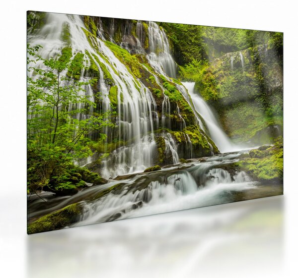 Staklena slika - Slap, Wind River Valley (70x50 cm)