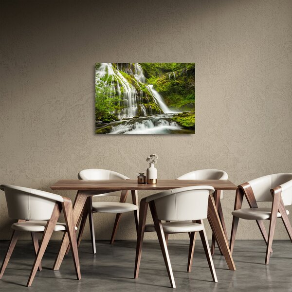 Staklena slika - Slap, Wind River Valley (70x50 cm)