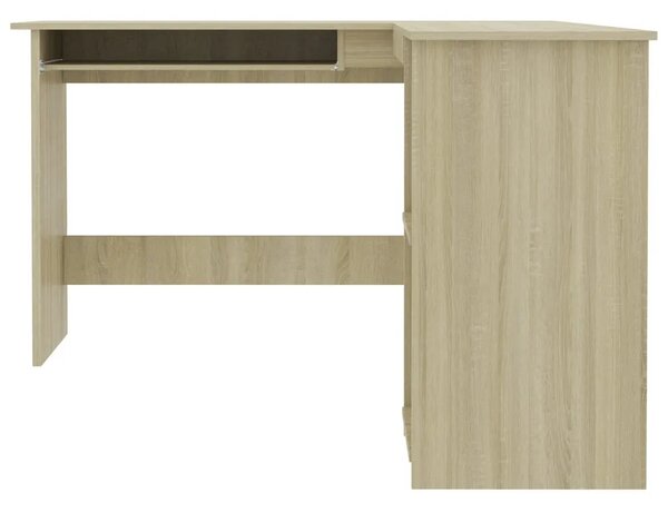 Kutni radni stol boja hrasta 120x140x75 cm konstruirano drvo - sonoma hrast Sonoma hrast