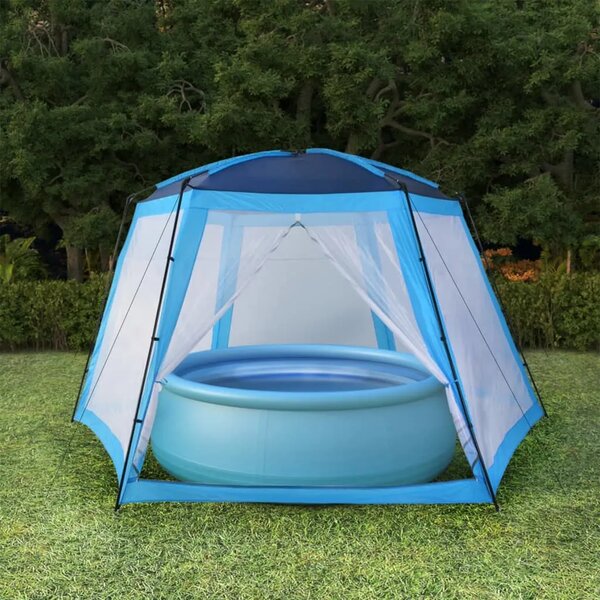 Šator za bazen od tkanine 660 x 580 x 250 cm plavi - Plava 660 x 580 x 250 cm 1 Plava