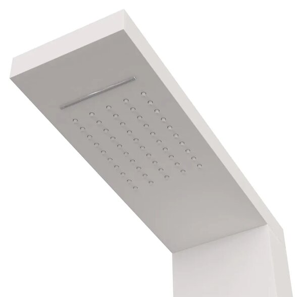 Tuš panel aluminijski bijeli - Bijela 15 x 47 x 114 cm Bijela 15 x 47 x 114 cm