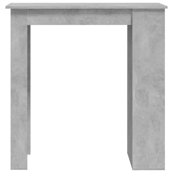 Barski stol sa stalkom za pohranu boja betona 102x50x103 5 cm - Beton siva 1 Beton siva