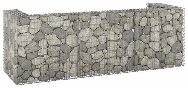 Gabionski zid za kante od pocinčanog čelika 325 x 100 x 110 cm - 325 x 100 x 110 cm 1 325 x 100 x 110 cm