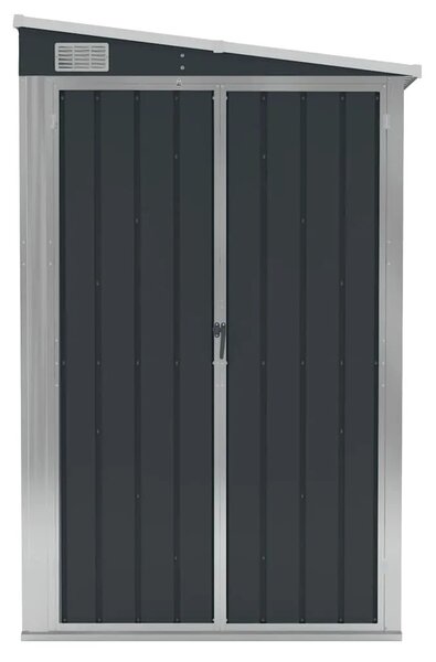 Zidno Vrtna kućica - Vrtno spremište antracit 118 x 194 x 178 cm čelično - Antracit 118 x 194 x 178 cm 1 Antracit