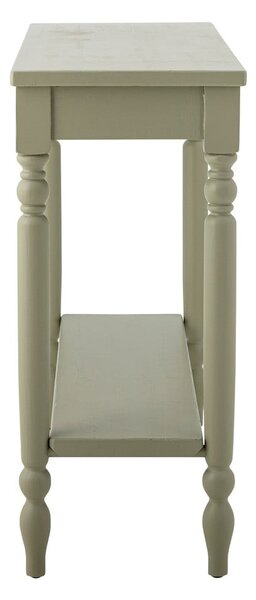 Svijetlo zeleni pomoćni stol od masivnog bora 36x106 cm Salla – Bloomingville
