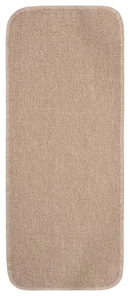 Protuklizni otirači za stepenice 15 kom 60x25 cm bež pravokutni - Bež 60 x 25 cm 15 Bež