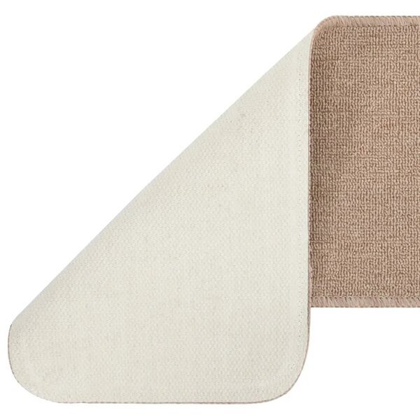 Protuklizni otirači za stepenice 15 kom 60x25 cm bež pravokutni - Bež 60 x 25 cm 15 Bež