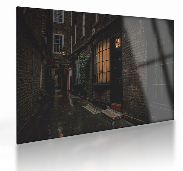 Staklena slika - Londonska ulica (70x50 cm)