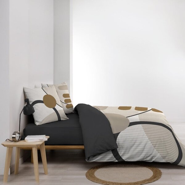 Bež pamučna posteljina za bračni krevet/za produženi krevet 240x220 cm Santana – douceur d'intérieur