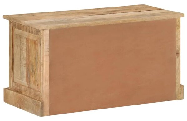 Klupa za pohranu cipela 85 x 40 x 45 cm od masivnog drva manga - masivno drvo manga Masivno drvo manga