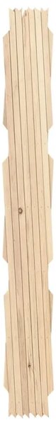 Rešetkaste ograde 5 kom od masivne jelovine 180 x 80 cm - Smeđa 180 x 80 cm 5 Smeđa