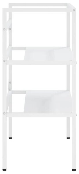 Okvir za kupaonski Lavabo - Umivaonik bijeli 59 x 38 x 83 cm željezni - Bijela 59 x 38 x 83 cm 1 Bijela