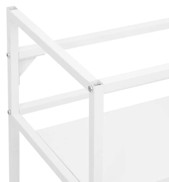 Okvir za kupaonski Lavabo - Umivaonik bijeli 59 x 38 x 83 cm željezni - Bijela 59 x 38 x 83 cm 1 Bijela