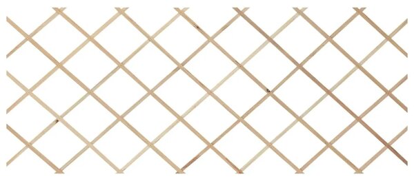 Rešetkaste ograde 5 kom od masivne jelovine 180 x 80 cm - Smeđa 180 x 80 cm 5 Smeđa