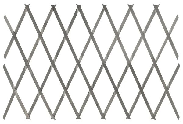 Rešetkaste ograde 5 kom sive od masivne jelovine 180 x 60 cm - Siva 180 x 60 cm 5 Siva