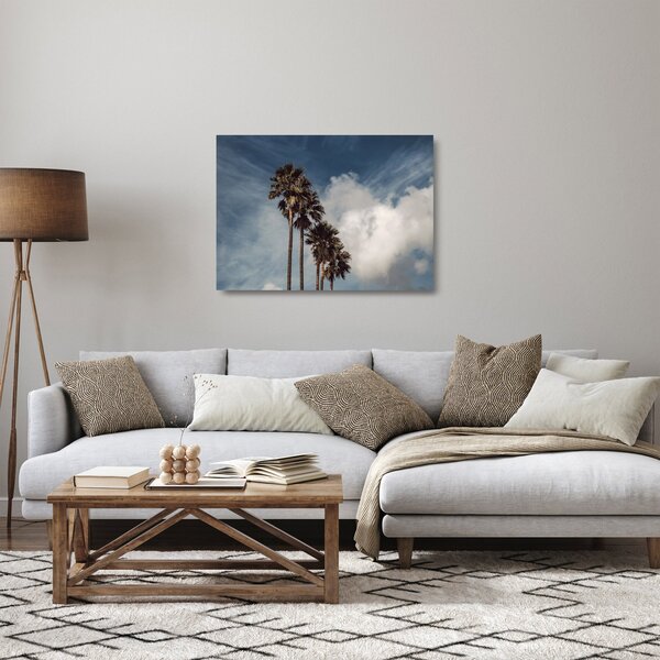 Staklena slika - Palmina drama (70x50 cm)