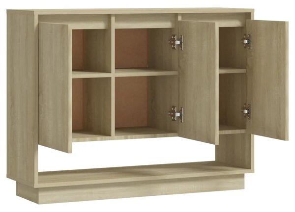 Komoda boja hrasta sonome 97 x 31 x 75 cm od konstruiranog drva - sonoma hrast 1 Sonoma hrast