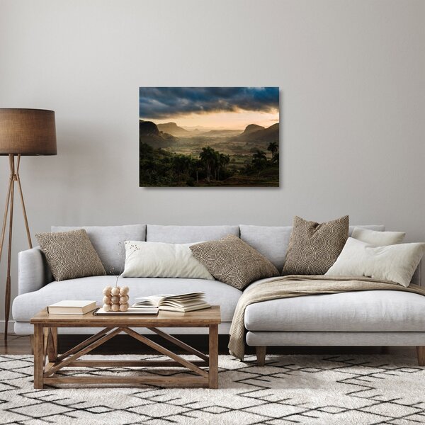 Staklena slika - Kubanski vrhovi (70x50 cm)