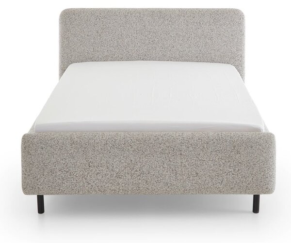 Bež tapecirani bračni krevet s prostorom za odlaganje s podnicom 140x200 cm Primo – Meise Möbel