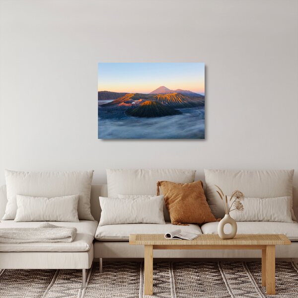 Staklena slika planine Bromo u Indoneziji (70x50 cm)