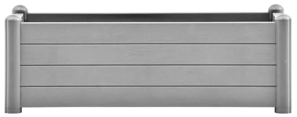 Povišena gredica - Vrtna gredica PP siva boja kamena 100 x 43 x 35 cm - Siva 100 x 43 x 35 cm 1 Siva