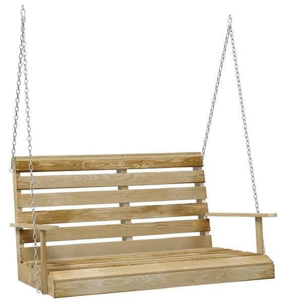Klupa za ljuljanje 110 cm od impregnirane borovine - 110 x 65 x 60 cm 1 110 x 65 x 60 cm