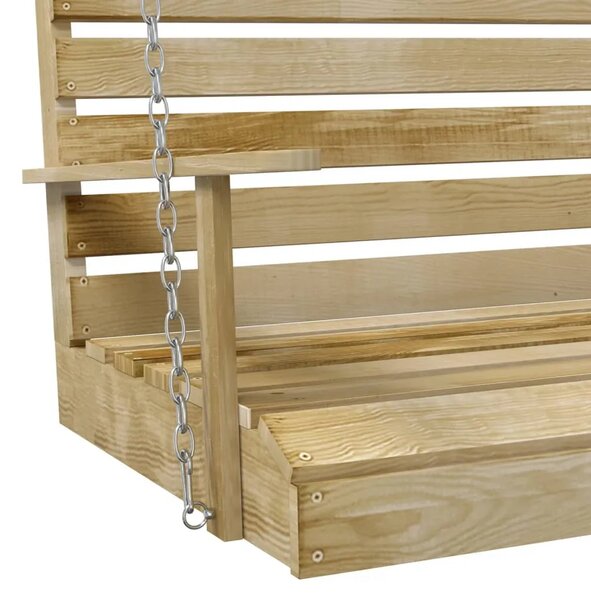Klupa za ljuljanje 110 cm od impregnirane borovine - 110 x 65 x 60 cm 1 110 x 65 x 60 cm