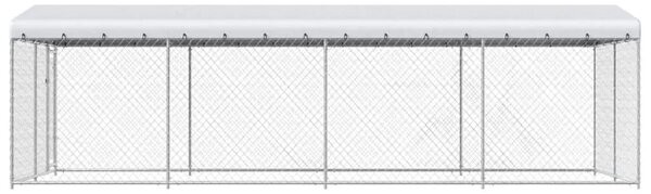 Vanjski kavez za pse s krovom 7 6 x 3 8 x 2 3 m - 1 Da Da
