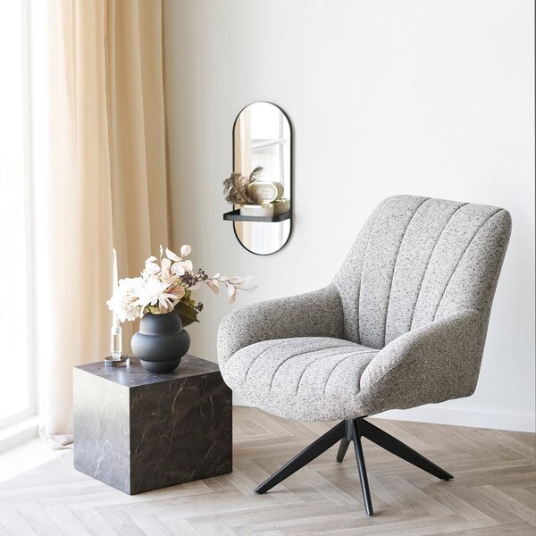 Crna staklena vaza (visina 20 cm) Vera – House Nordic