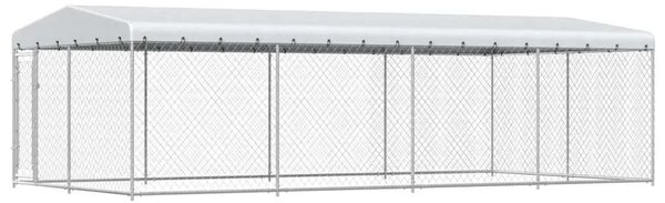 Vanjski kavez za pse s krovom 7 6 x 3 8 x 2 3 m - 1 Da Da