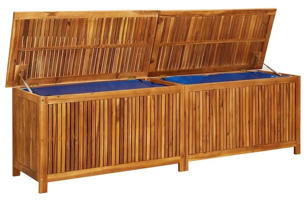 Vrtna kutija za pohranu 200 x 50 x 58 cm masivno bagremovo drvo - 200 x 50 x 58 cm 200 x 50 x 58 cm