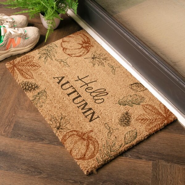 Otirač od kokosovih vlakana 40x60 cm Hello Autumn – Artsy Doormats