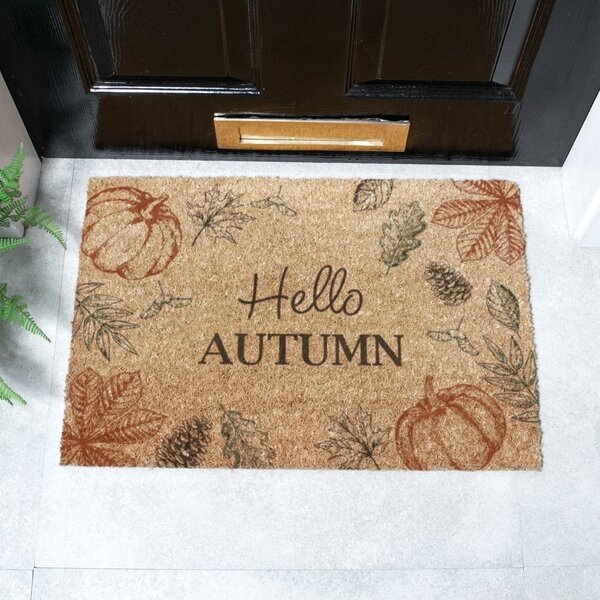 Otirač od kokosovih vlakana 40x60 cm Hello Autumn – Artsy Doormats