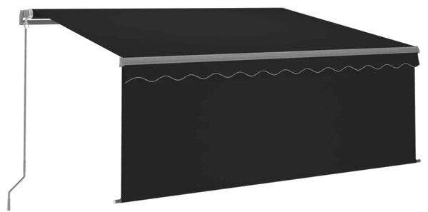 Tenda na ručno uvlačenje s roletom 3 x 2 5 m antracit - Antracit 3 x 2.5 m 1 Antracit