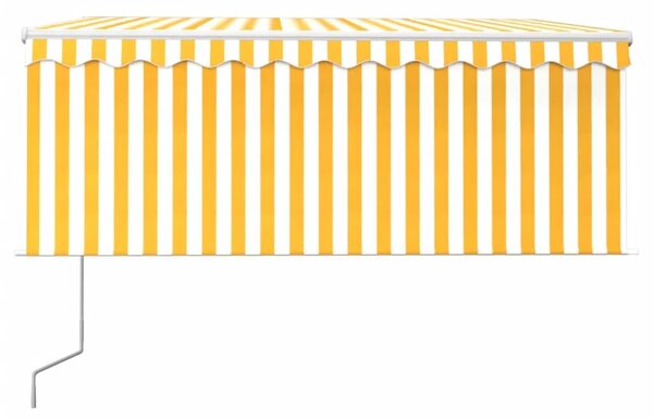 Automatska tenda na uvlačenje s roletom 3 5 x 2 5 m žuto-bijela - Žuta i bijela 3.5 x 2.5 m 1 Žuta i bijela