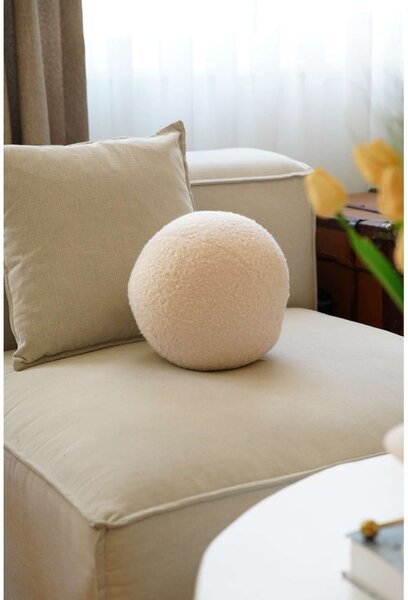 Ukrasni jastuk od boucle tkanine ø 20 cm Top – Mioli Decor