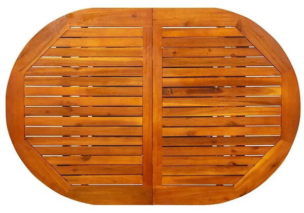 Vrtni stol - Blagovaonski stol (120-170) x 80 x 75 cm od drva bagrema - 170 x 80 x 75 cm 1 Ovalno 170 x 80 x 75 cm