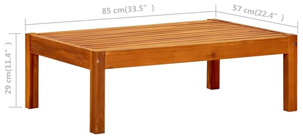 Vrtni stol 85 x 57 x 29 cm od masivnog bagremovog drva